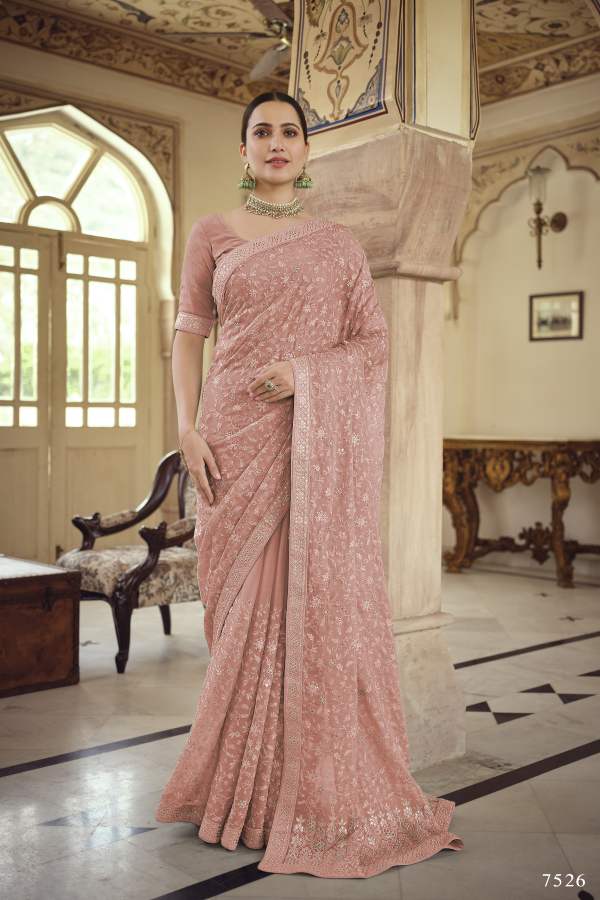 Arya Swarna 2 Party Wear Georgette Wedding Wear Heavy Latest Designer Saree Collection